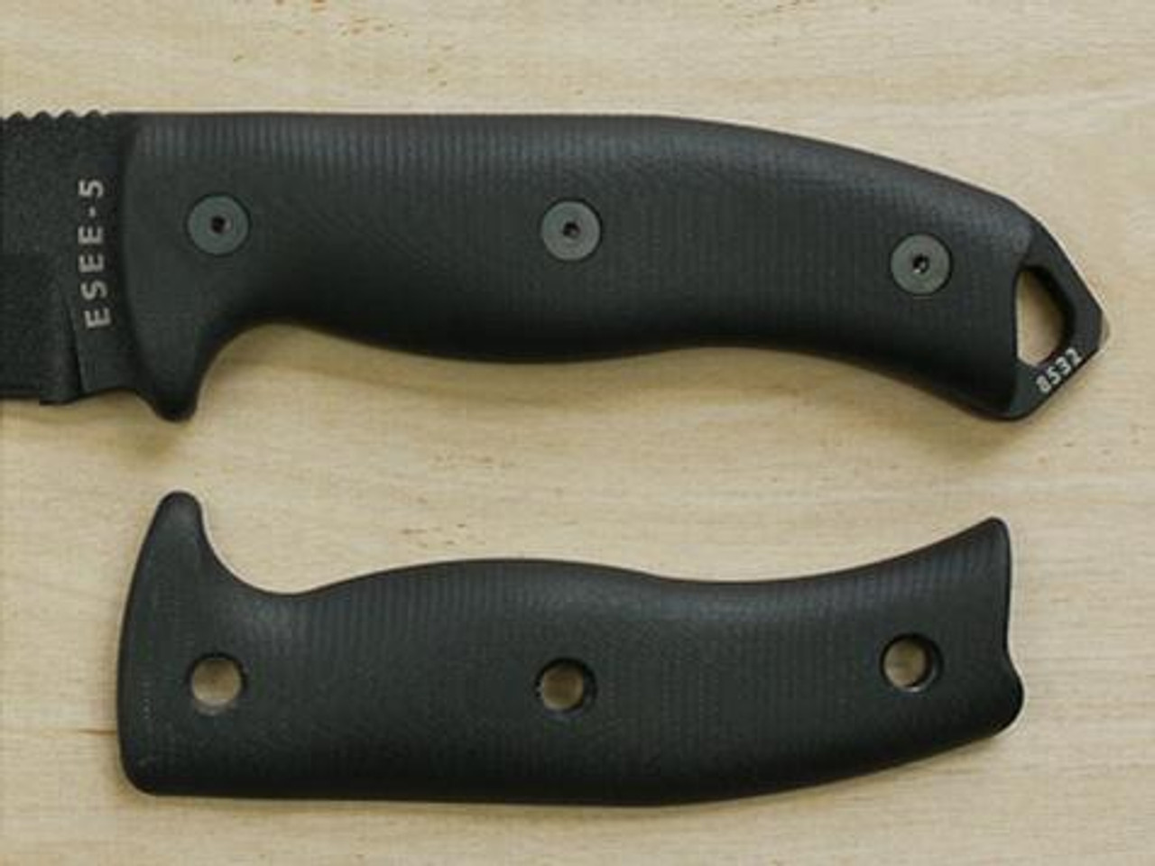 ESEE ESEE6 エシー6 TKC ブラック&ブラウンG10ハンドル TKCカイデックスシース テックロック付属 中古良品